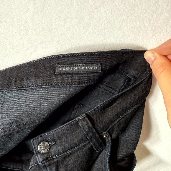 Citizen's of Humanity by Jerome Dahan Black Straight Leg Pants Mens Size 36 x 31 - Picture 3 of 13